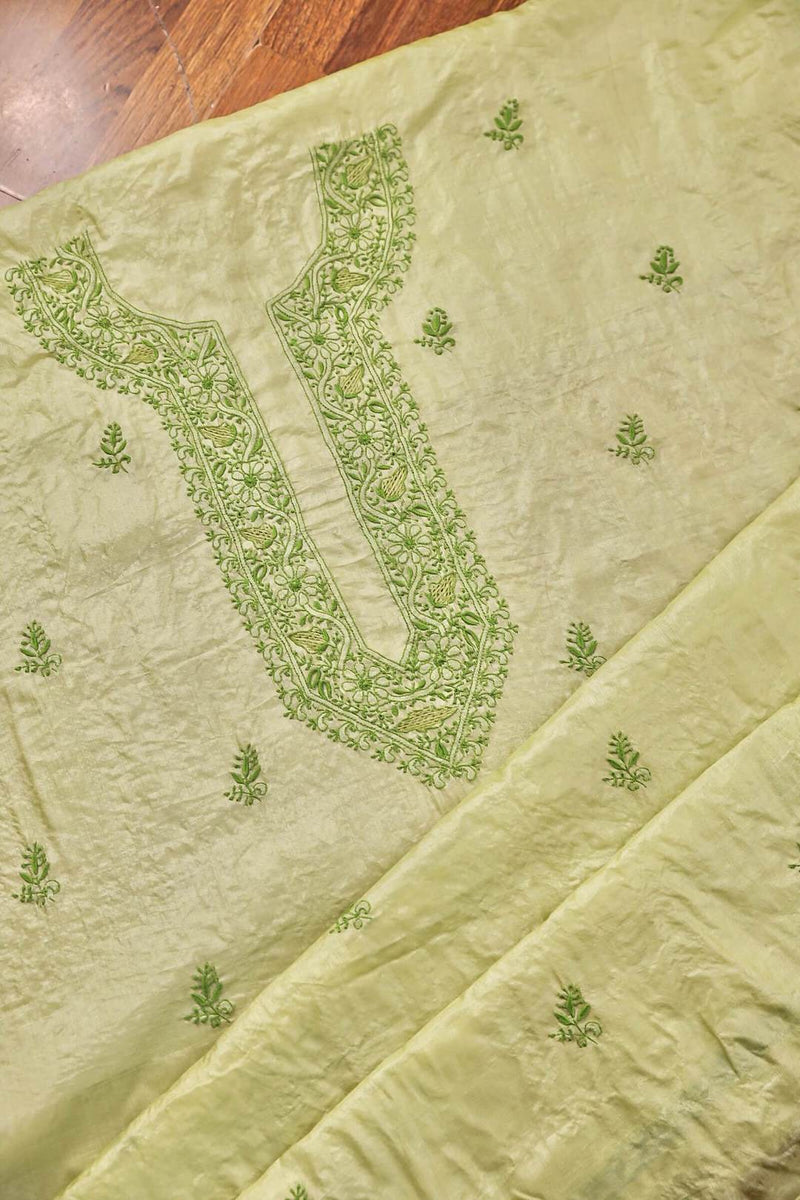 Rishab Pure Silk Booti Work Mens Wear Fabric – Noorkari