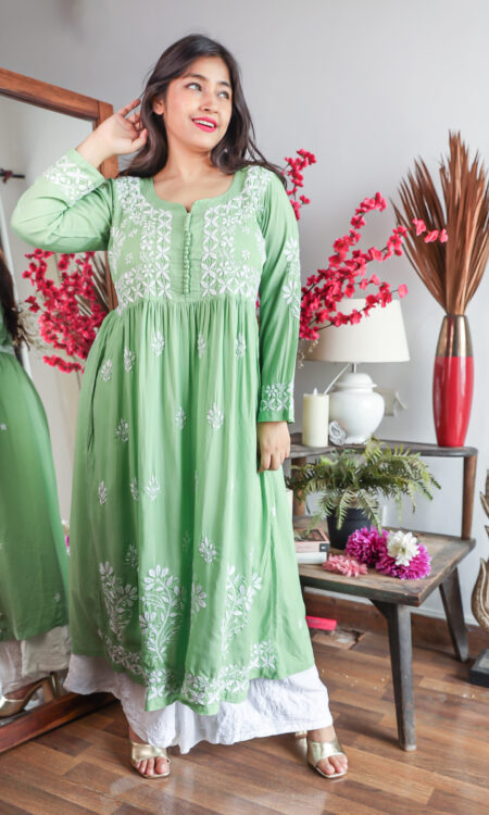 Buy Rashmi selection Women's Cotton Frock Style Kurti (X-Large) at Amazon.in